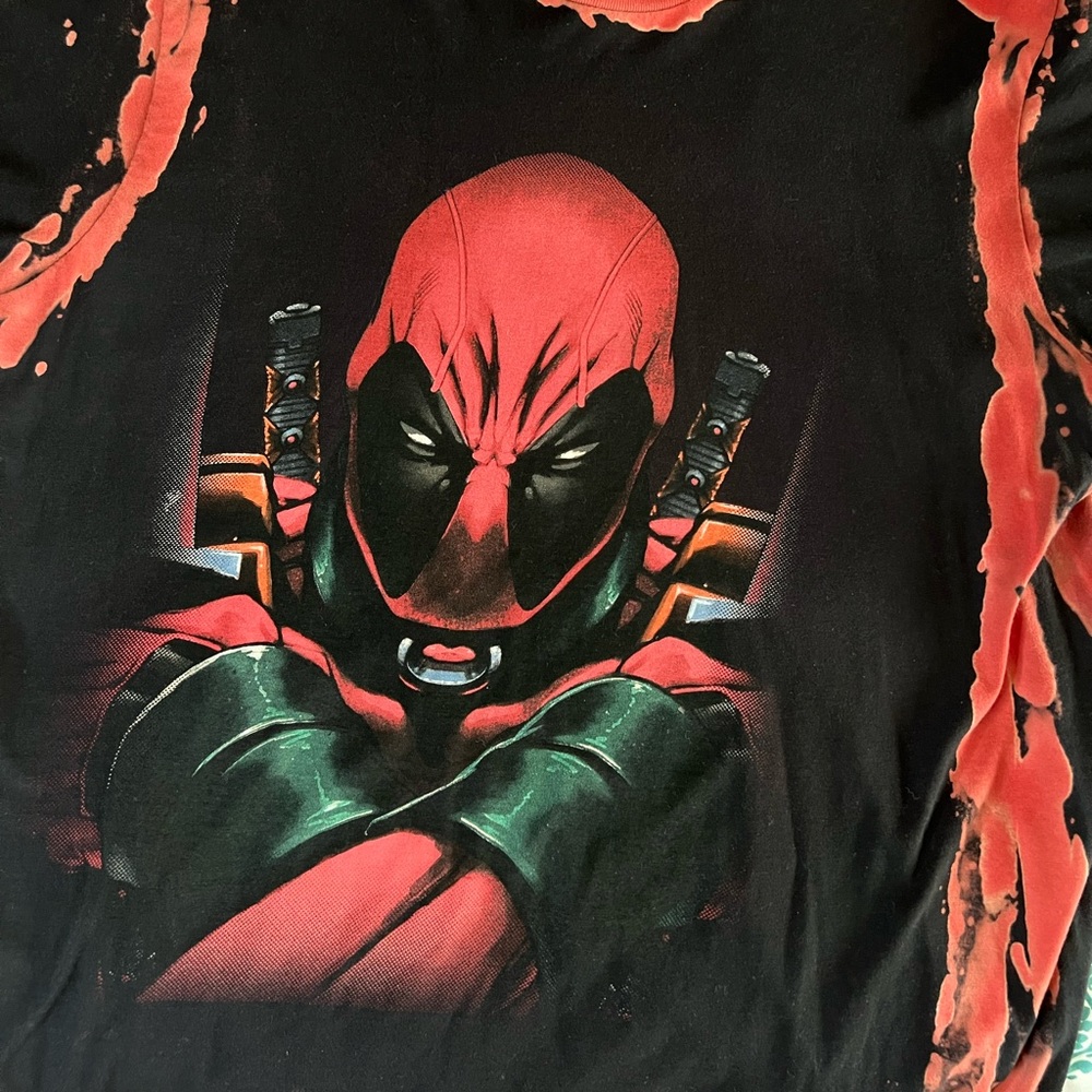 Marvel Deadpool TieDye Large T-Shirt